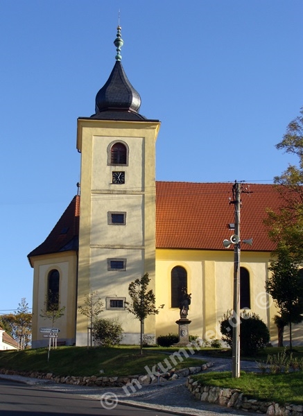Pfarrkirche Sankt Michael in Sandau / Böhmen